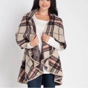 The Paper Store Plaid Cape